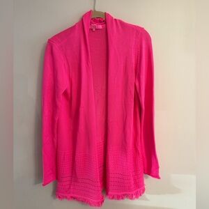 Lilly Pulitzer Vibrant Pink Cardigan